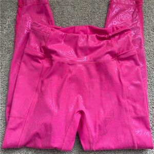 Crowned Athletics Pink Floral Leggings